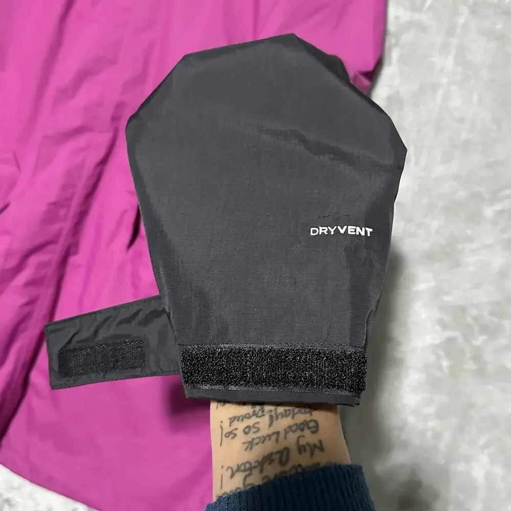 The North Face DryVent Hooded Jacket Youth‎ Size L 14/16 Purple Waterproof Lined